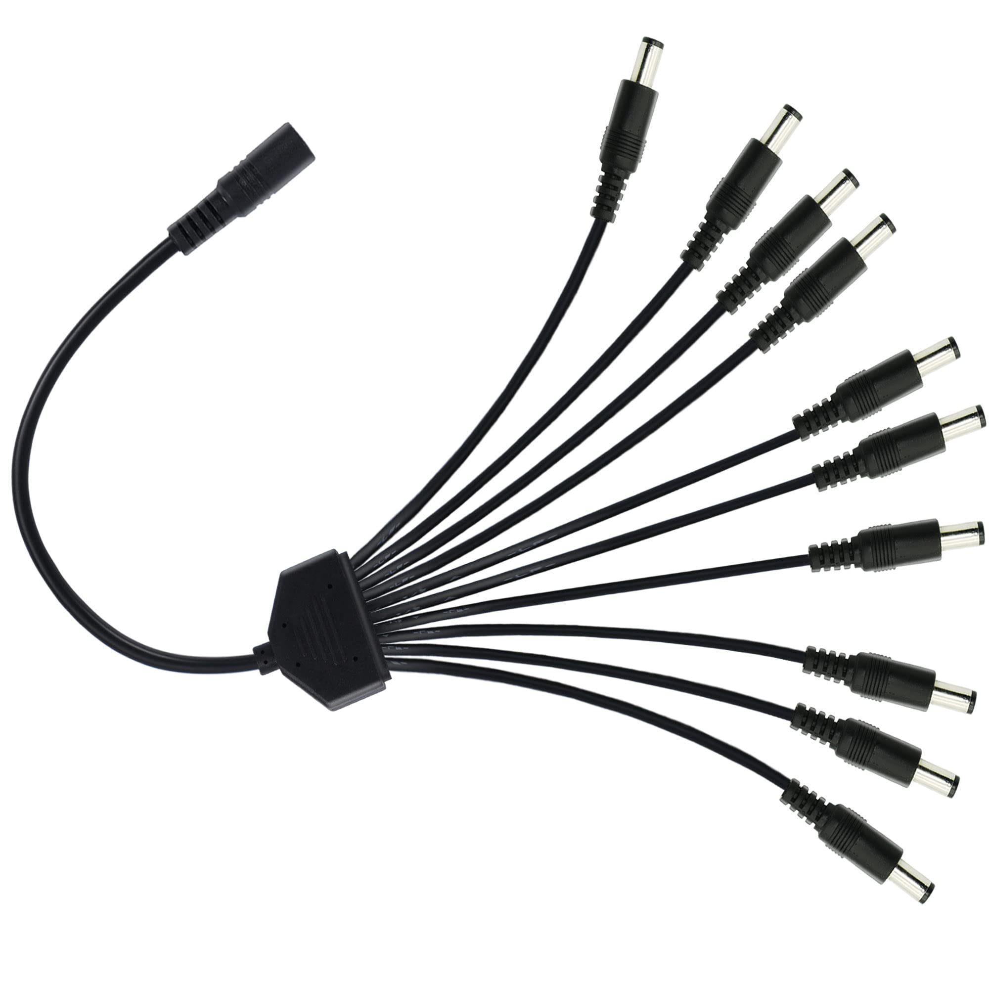 Amazon.com: GINTOOYUN DC Power Splitter Cable 1 Female to 10 Male